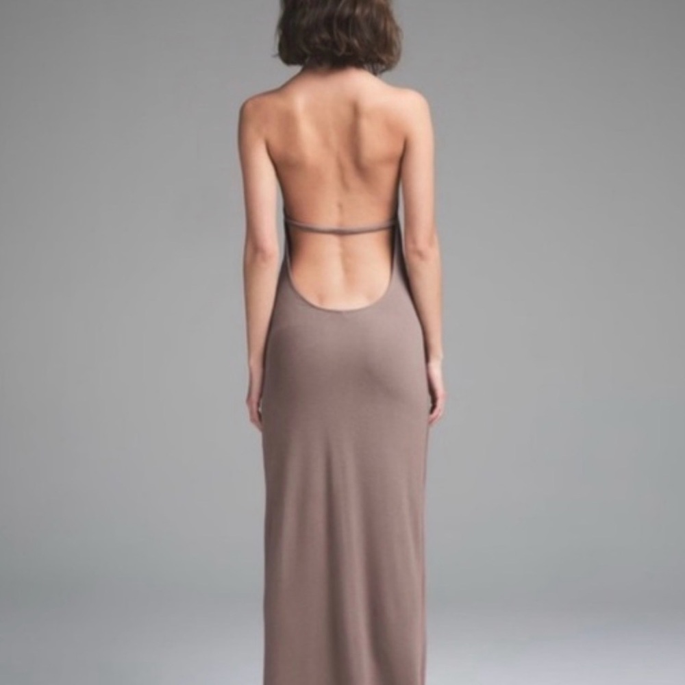 Skims cloud halter maxi dress